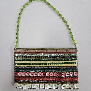 Accessorize 9" Sequined Purse